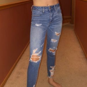 American eagle ripped jeans